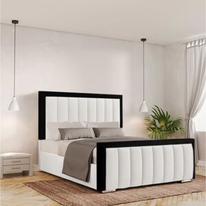 Canora Grey Ballal Upholstered Bed White Kingsize (5') Image