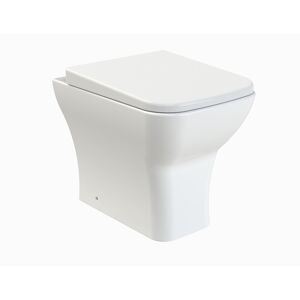 Nuie Ava Back to Wall Toilet with Soft Close Seat White 410mm H X 365mm W X 500mm D Image