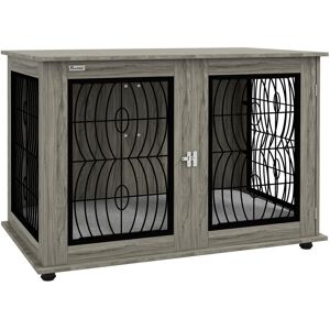 PawHut Dog Cage Grey 208.28cm H x 190.5cm W x 299.72cm D Image