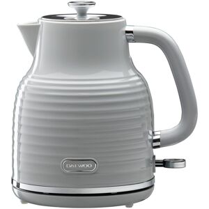 Daewoo Sienna Electric Kettle and 4 Slice Toaster Bundle Grey 1.7L Image