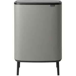 Brabantia Bo Hi 60 Litre Touch Bin Mineral Concrete Grey 60L Image