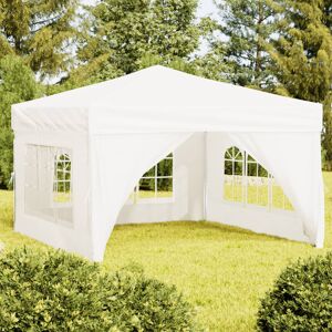 Dakota Fields Aliodija 3m x 3m Steel Patio Gazebo White 291cm D;291cm D;291cm D;291cm D;291cm D;291cm D Image