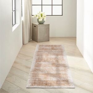 Calvin Klein Irradiant Machine Woven Rose Gold Rug Runner 69 x 229cm Image