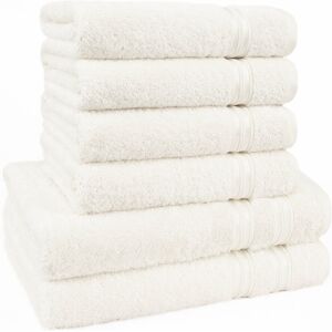 Ebern Designs Rensina Bath Towels Creme Hand Towel;Bath Towel Image