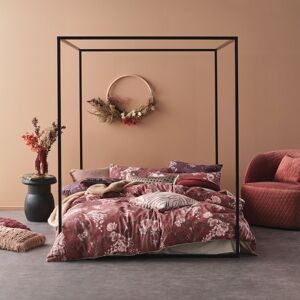 Linen House Taira Duvet Cover Set Pink Double Duvet Cover + 2 Standard Pillowcases Image