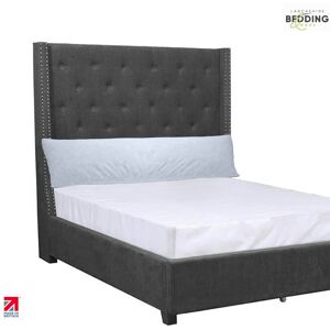 Lancashire Textiles Ltd Full Body Bolster, Polycotton Casing, Hollowfiber Filling, Orthopedic Soft Support Pillow Light Blue 48 x 180 cm Image