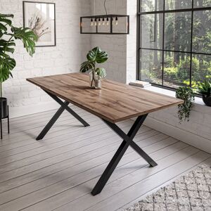 Gracie Oaks Tirrell Rectangular 125cm L x 80cm W Restaurant Table Wotan Oak 76cm H x 125cm L x 80cm W Image