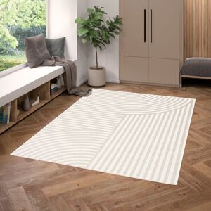 Metro Fusaro Machine Woven Beige Rug Beige;Grey Rectangle 160 x 230cm Image