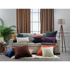 Lilijan Home & Curtain Indoor / Outdoor Square Scatter Cushion Cover Dark Brown 55 x 55cm Image