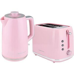 Hamilton Beach Miami 1.7L Kettle and 2 Slice Toaster Set Pink Image