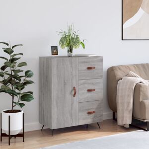 George Oliver Glenavy 3 - Drawer Chest of Drawers Grey Sonoma 90cm H X 69.5cm W X 34cm D Image