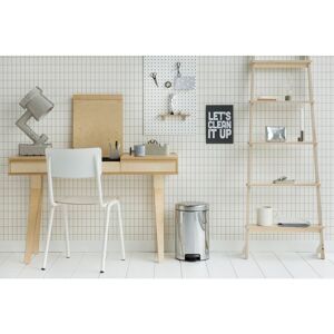Brabantia NewIcon 20 Litre Soft Closing Pedal Bin Brilliant Steel 75.71L Image