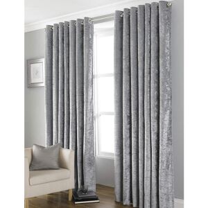 Canora Grey Standifer Eyelet Blackout Thermal Curtains Grey 168 x 229 cm Image