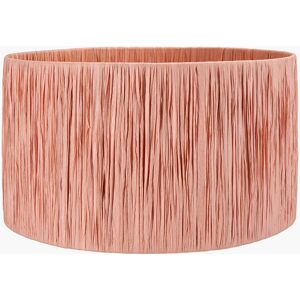 17 Stories Tilia 30cm Drum Lamp Shade Apricot 17cm H X 30cm W X 30cm D Image