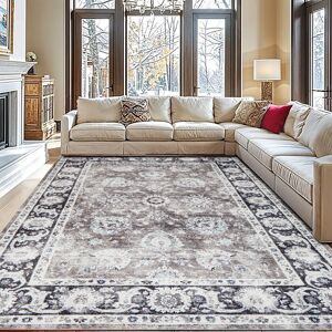 East Urban Home Vintage Look Shag Area Rug HARMONY Rectangle 160 x 230 cm Image