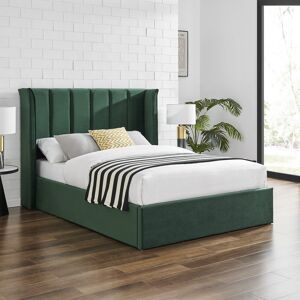 Canora Grey Ashok Bed Green Double (135 x 190 cm) Image