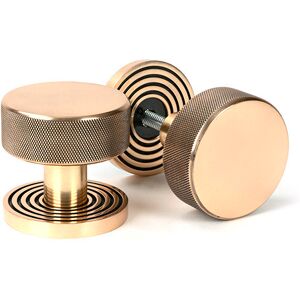 From The Anvil Brompton Interior Mortise Knobset Polished Bronze 6.3cm W Image