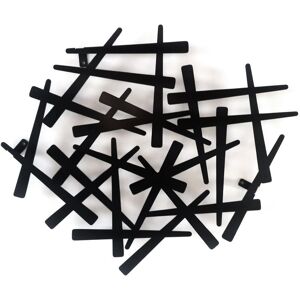 Metro Macomber 15 - Hook Wall Mounted Coat Rack in Black Black 50.3cm H X 60.5cm W X 3.5cm D Image