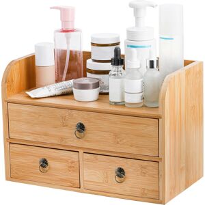Longshore Tides Bamboo Desk Organiser Beige 22cm H X 33cm W X 17cm D Image