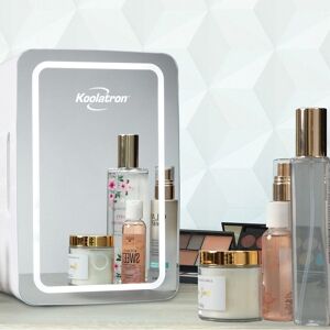 Ivy Bronx Koolatron Cosmetic Mini Fridge 6L Beauty Makeup Skincare Fridge for Bedrooms White 11.20cm H X 10.50cm W X 19.55cm D Image