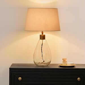 Breakwater Bay Diemer 30cm Lamp Base - Clear Glass Clear 30cm H X 17cm W X 17cm D Image