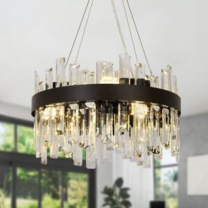 Canora Grey Unique/Statement Chandelier Matte Black 24cm H x 58cm W x 24cm D Image