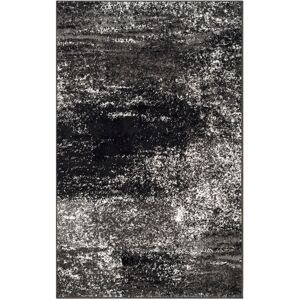 Metro Kittredge Hooked Silver/Black Rug Grey/Black Rectangle 91 x 152 cm Image