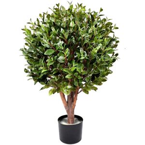 Leaf 90Cm Artificial Eucalyptus Plant in Planter Green 90cm H X 50cm W X 50cm D Image