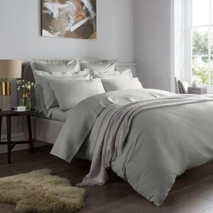 17 Stories Marview 1000 Thread Count Sateen Standard Fitted Sheet Ice Grey Super King (6') Image