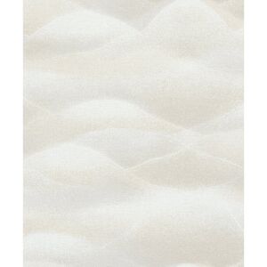 Metro Astraia Rolling Hills Glitter Landscape Design 10.05 m x 53 cm Wallpaper Roll Beige/Cream 10.05cm L X 53cm W Image