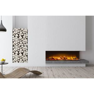Adena Belfry Heating Electric Fire Black 49cm H x 105.4cm W x 23.5cm D Image