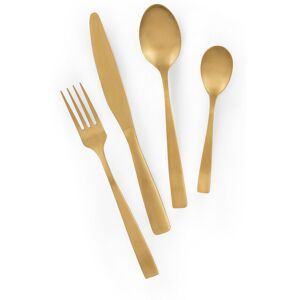 Excelsa Shadow 16 Piece Cutlery Set, Service for 4 Gold 16 Image