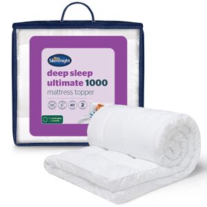 Silentnight Ultimate Deep Sleep 1000 Mattress Topper White Small Double (4') Image