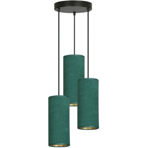 Ebern Designs Ealidh 3 - Light Cluster Cylinder Pendant Green 24cm H X 35cm W X 35cm D Image