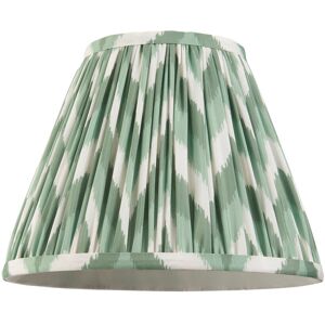 Heritage Hues Zigzag Lamp Shade Green 18.5cm H x 12.5cm W x 25cm D Image
