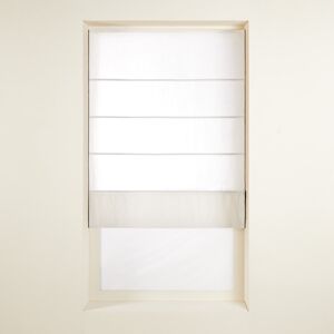 Madura Carlina Semi-Sheer Roman Blind White 220 cm L x 150 cm W Image