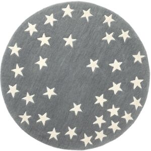 17 Stories Ainura Hand Tufted Wool Grey Rug Grey 100cm W X 100cm L Image