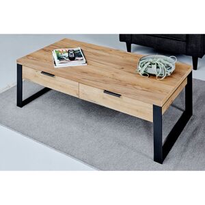 Mercury Apogee Coffee Table with Storage Heart Oak 40cm H X 118cm W X 59cm D Image