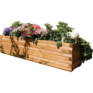 Rowlinson Patio Planter Natural 37cm H X 180cm W X 40cm D Image
