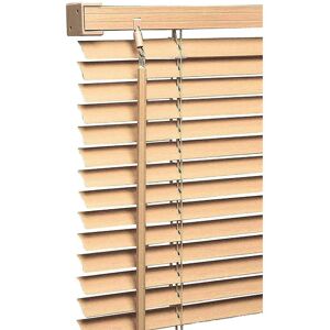 Symple Stuff My Home Store Sheer PVC window Venetian Blind Blinds Easy Fit Trimmable Fittings Window Treatment Natural 150 cm L x 105 cm W Image