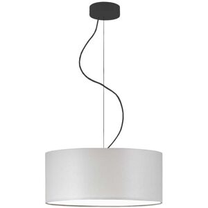 17 Stories Aubryelle 3 - Light Drum Pendant Black/Light Grey 120cm H x 40cm W x 40cm D Image