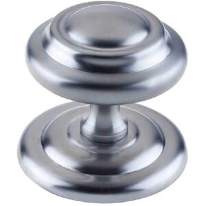 Fairmont Park Donald Single Dummy Door Knob Satin Chrome 10.7cm H X 10.7cm W Image