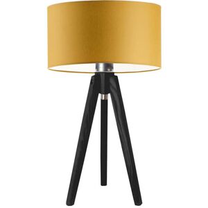 Latitude Run Balinas 48cm Tripod Table Lamp Gold/Black 48cm H X 30cm W X 30cm D Image