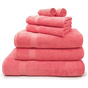 17 Stories Peryl Hand Towel Super Absorbent 550 gsm Luxury Egyptian-Quality Cotton 50x85 Pink Hand Towel Image