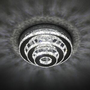 Fairmont Park Keevan LED Semi Flush Mount Silver 15cm H X 35cm W X 35cm D Image