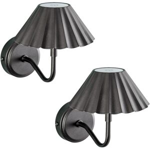 Canora Grey Bethenia Wall Sconce Matte Black 16.5cm H X 19.5cm W X 14.7cm D Image