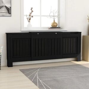 Belfry Heating Bedelia Adjustable Radiator Cover Black 81.5cm H X 141cm W X 20.5cm D Image