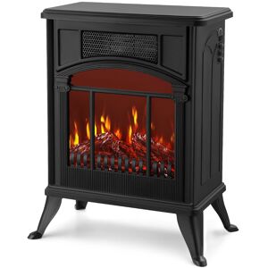 ClassicLiving Atul Stove Heater Electric Fireplace With Fire Flame Effect - 1900W 50.5cm H X 41cm W X 25cm D Image