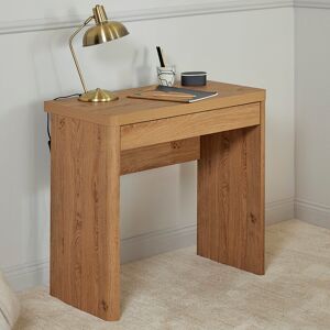 Latitude Run Hollice Desk Montana-Oak 76cm H X 80cm W X 44cm D Image