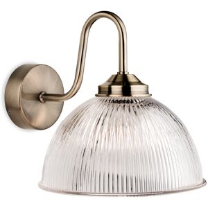 Firstlight Wall Lights 1-Light Armed Sconce Antique Brass 24cm H X 23cm W X 29cm D Image